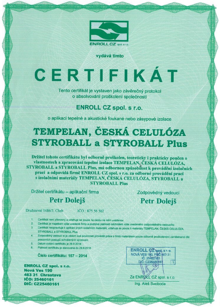 certifikat ENROL
